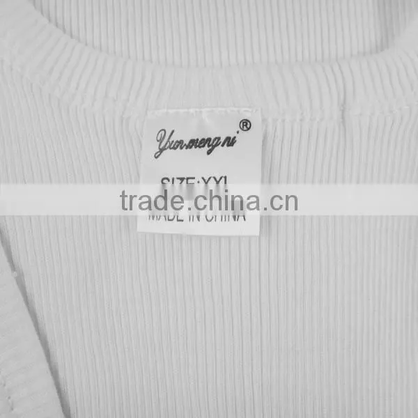 OEM fashion design plain white man vest tops for sale sexy cotton vest