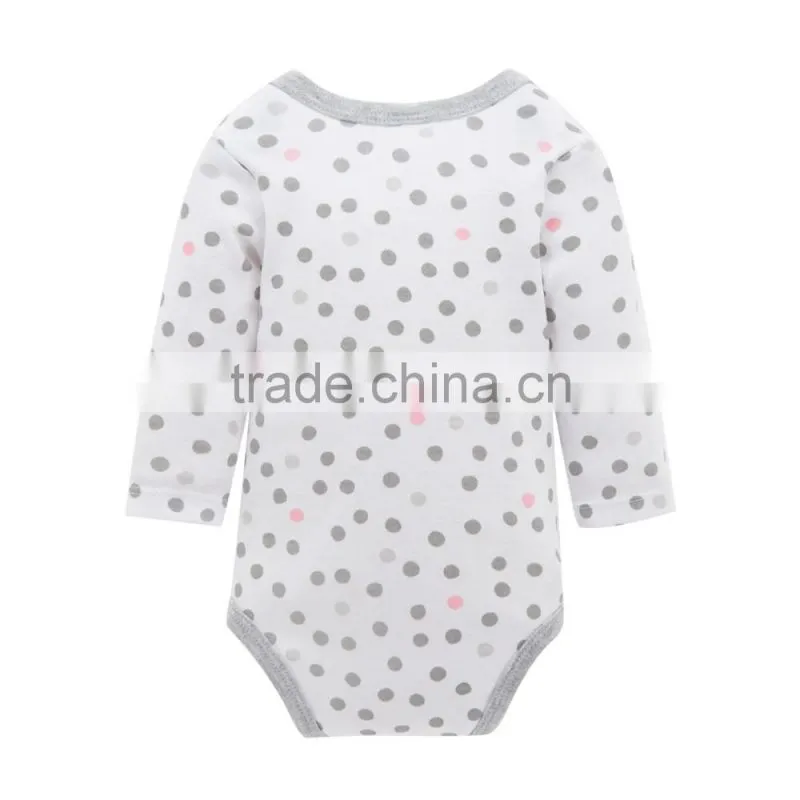 2017 Retail Girl Rompers 100% Cotton Animal Design Baby Clothes For Winter Costume