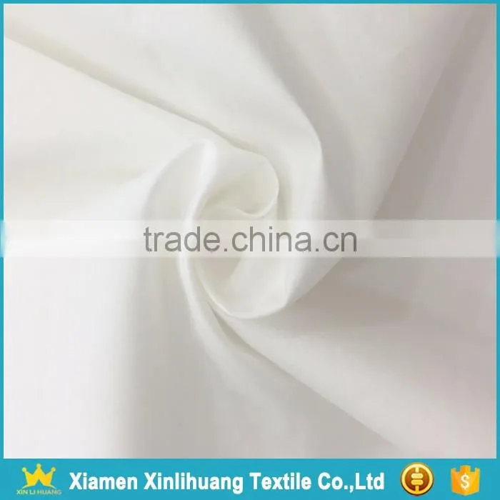 High Density 60x60 133x110 White 100 Percent Cotton Woven Shirt Fabric