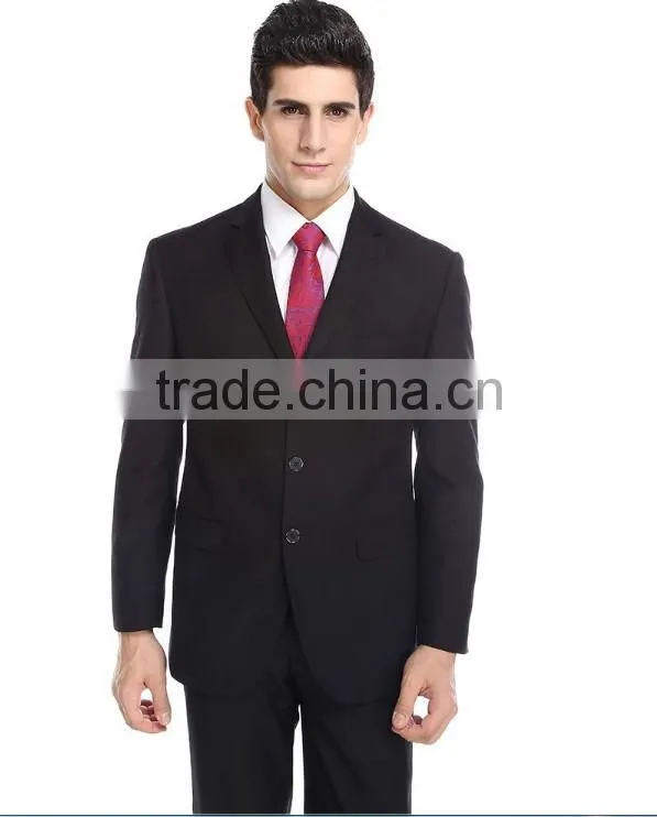 black coat pant latest design men's wedding suits
