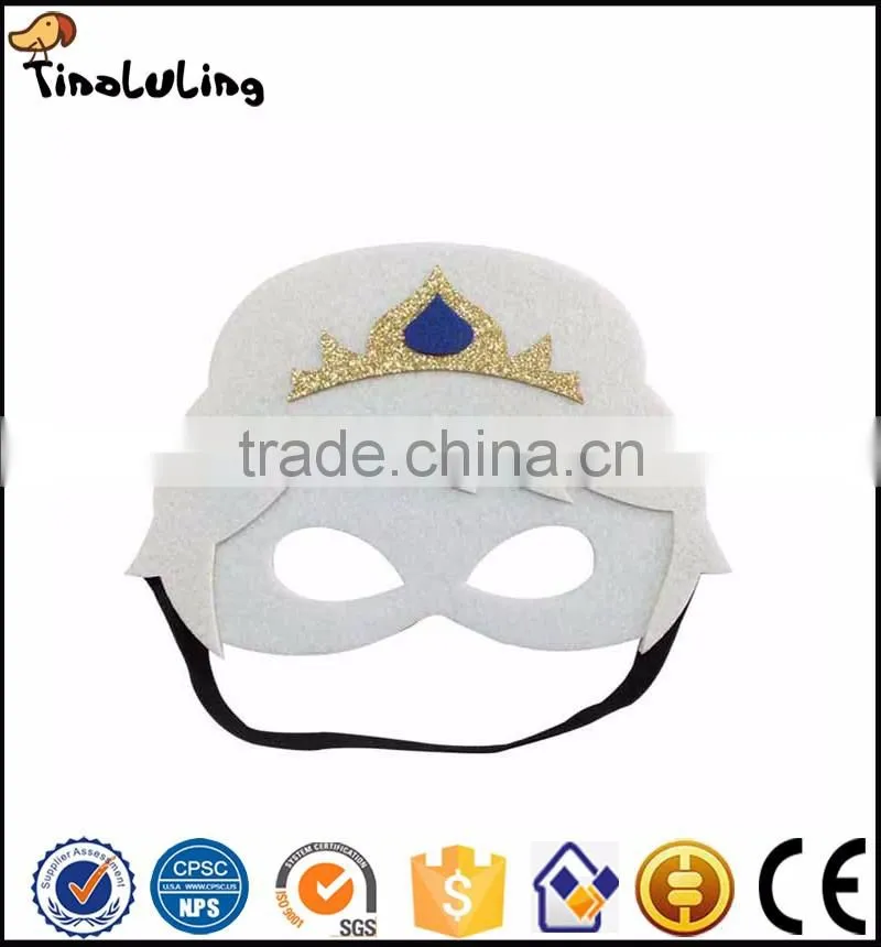 Children party cosplay capes frozen princess mask