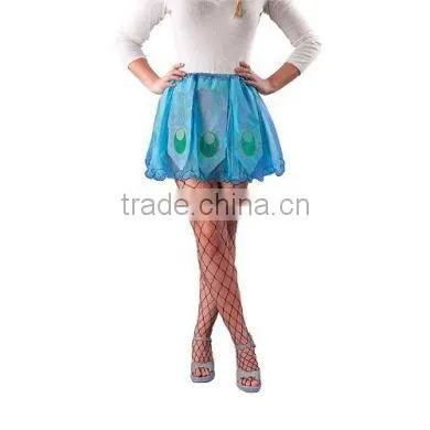 2013 new cheap ballet glitter tutu skirt women peacock