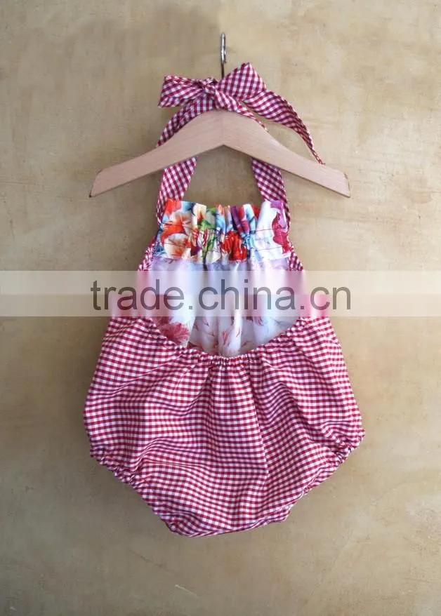 Summer wear bikini baby girl one-piece swimsuit knit cotton swimwear color options