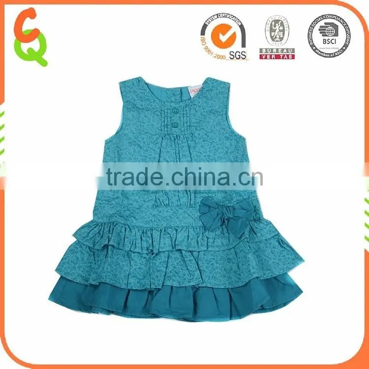 2016 New Summer Cute Baby Girl Wedding Princess Kids Dress