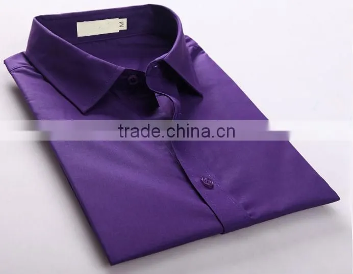 Wholesale manufacturer rosy color dress men shirts in China