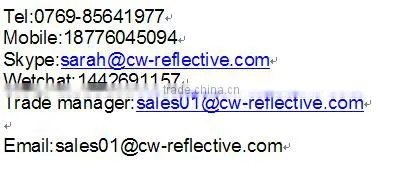 OEM small MOQ custom iron on transfer reflective pattern
