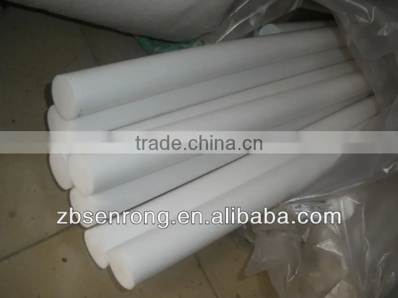 white PTFE rods