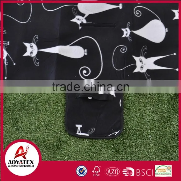Easy-carrying waterproof polar fleece picnic mat