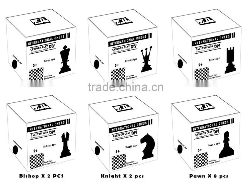 2015 New toy,super light clay international chess game