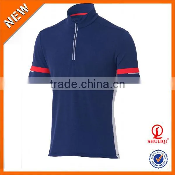 OEM cool dry sportswear for men tops running wear with pocket