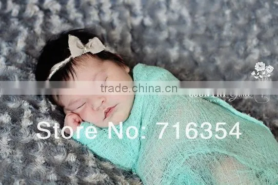 Newborn cheese cloth baby 100%Cotton dyed woven techinics Cheesecloth Wrap various color