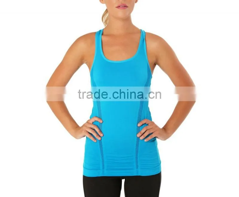 Custom Design Sexy Women Fitness singlets Yoga Sports Shirts