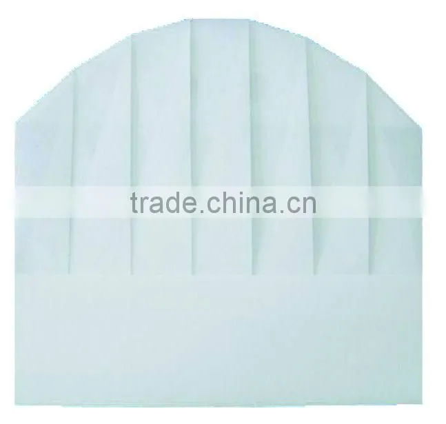 non woven disposable PP cooing hat chef cap in Tergal