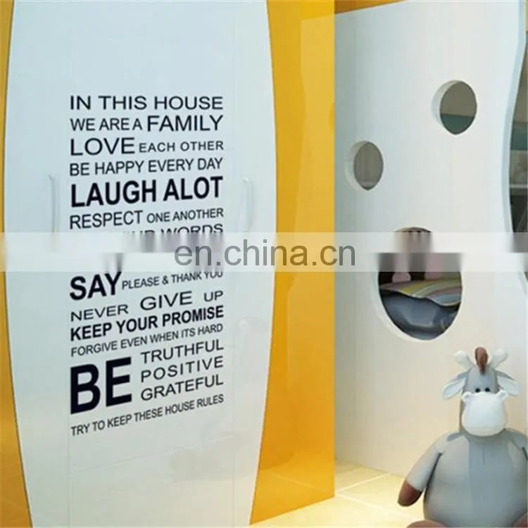Cheap DIY English Letter Stickers Wall Refrigerator Window Stickers