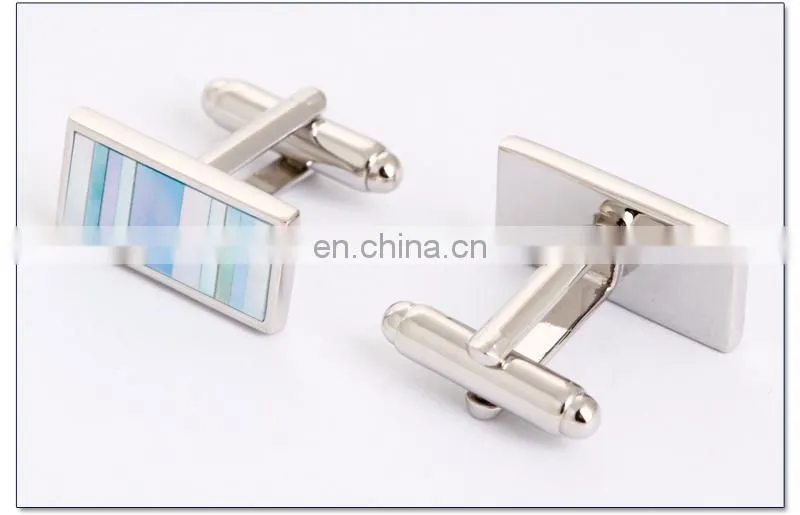 Elegant Colorful Shell of Men's Cufflinks