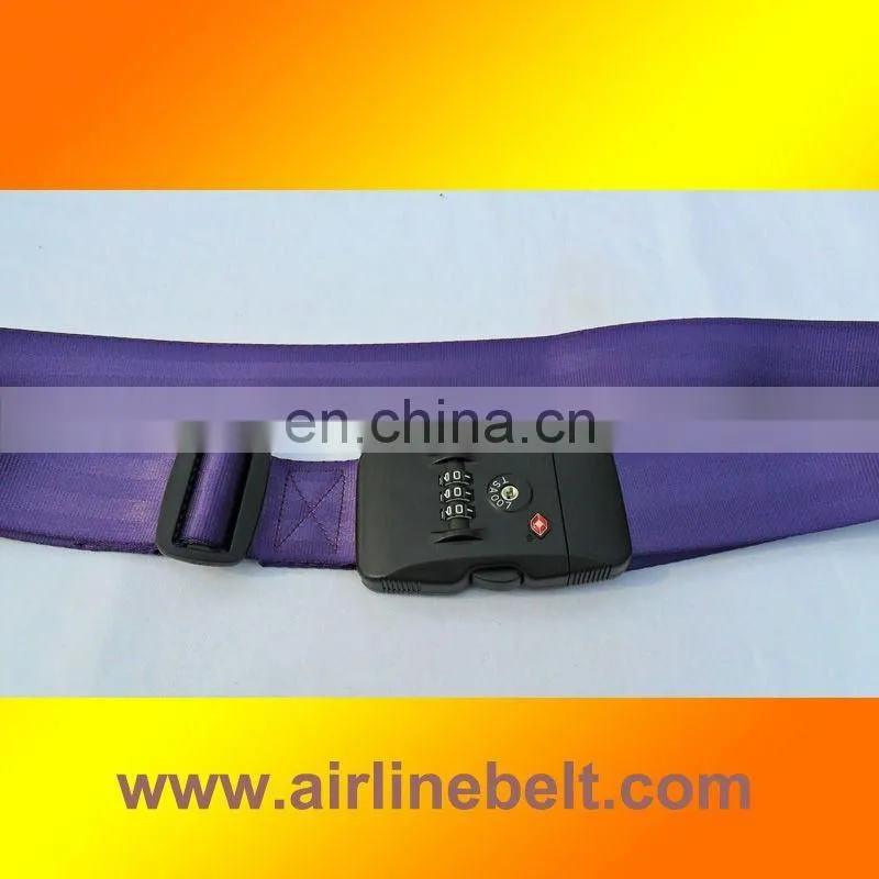 Airplane Seatbelt TSA luggage straps, luggage belt