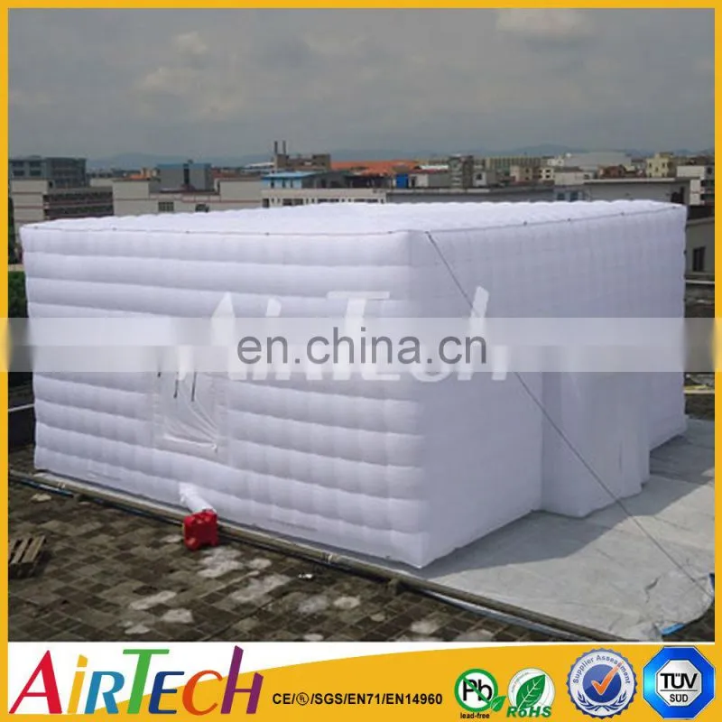 Transparent inflatable tent, inflatable cube tent for big adult party event