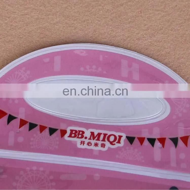 Recycled eco friendly wholesale cartoon cute shape pvc stationery bag with button coloring priting