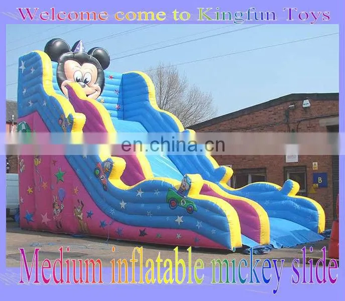 Clown drop inflatable slide for sale