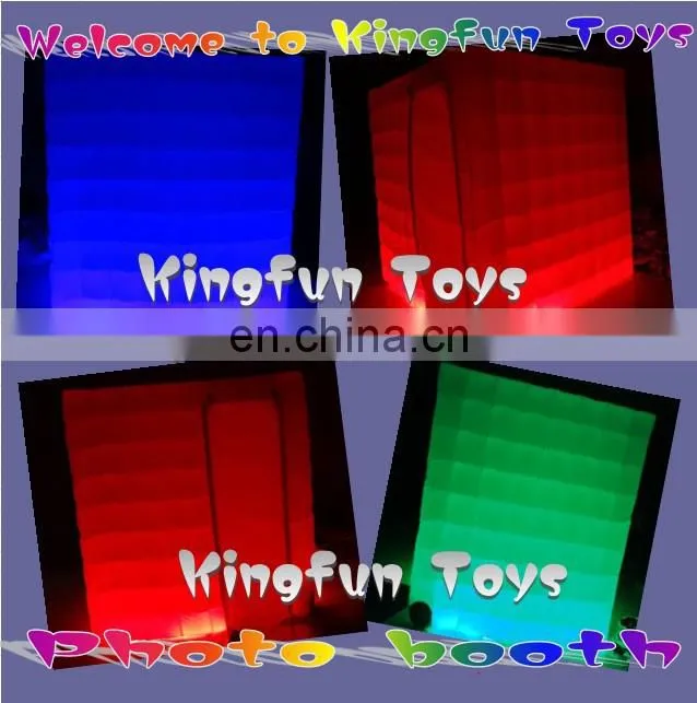 White inflatable divider wall