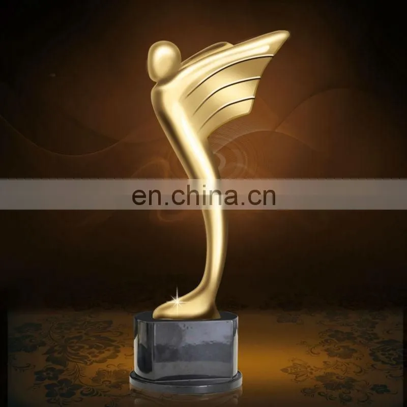 customized metal bronze bowling trophy 2013 made in China