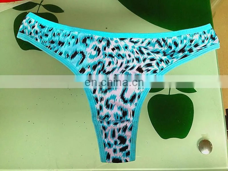 hot sell new design zebra young girl cotton panty