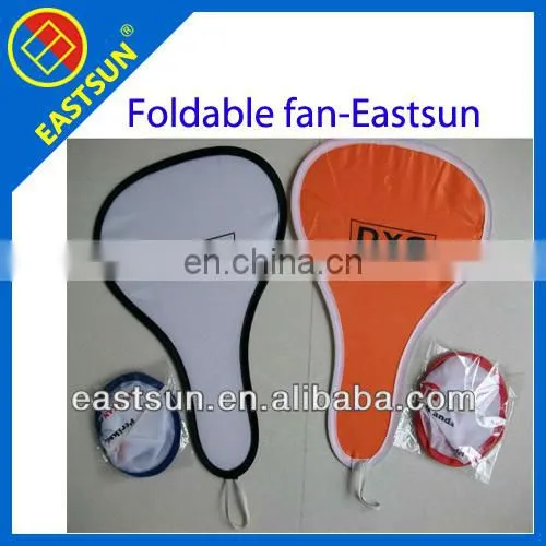 Hot selling customized printing summer foldable fan 190T polyester fan