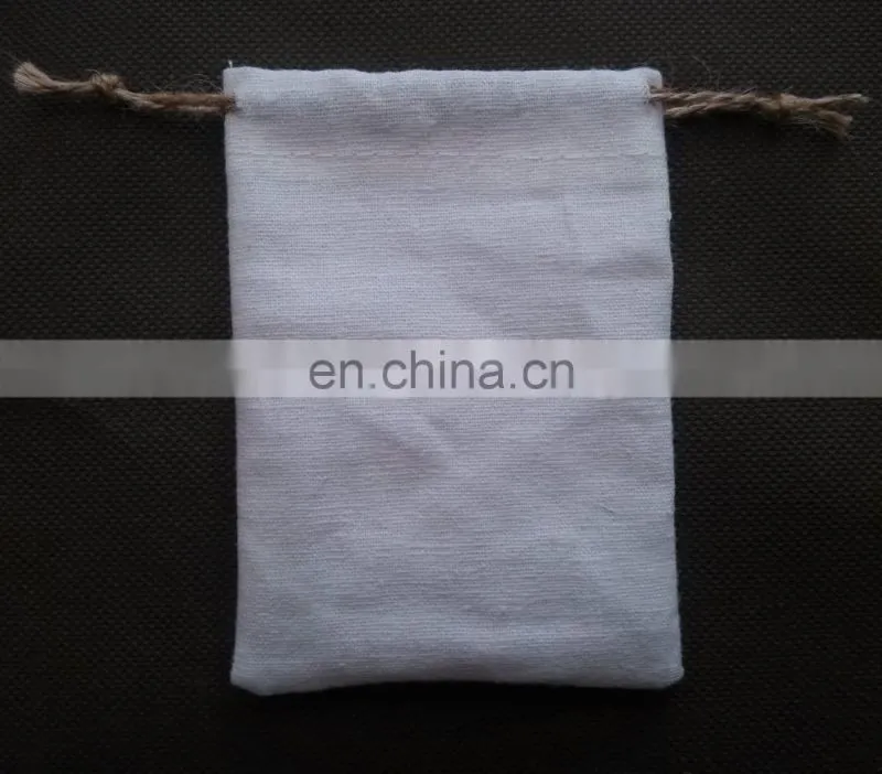 custom jewelry pouch linen drawstring pouch wholesale linen pouch printed logo with jute strings