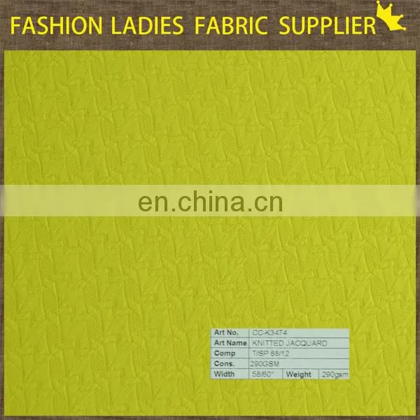 glove top-one china tea knitted jacquard fabric high quality faric made in china