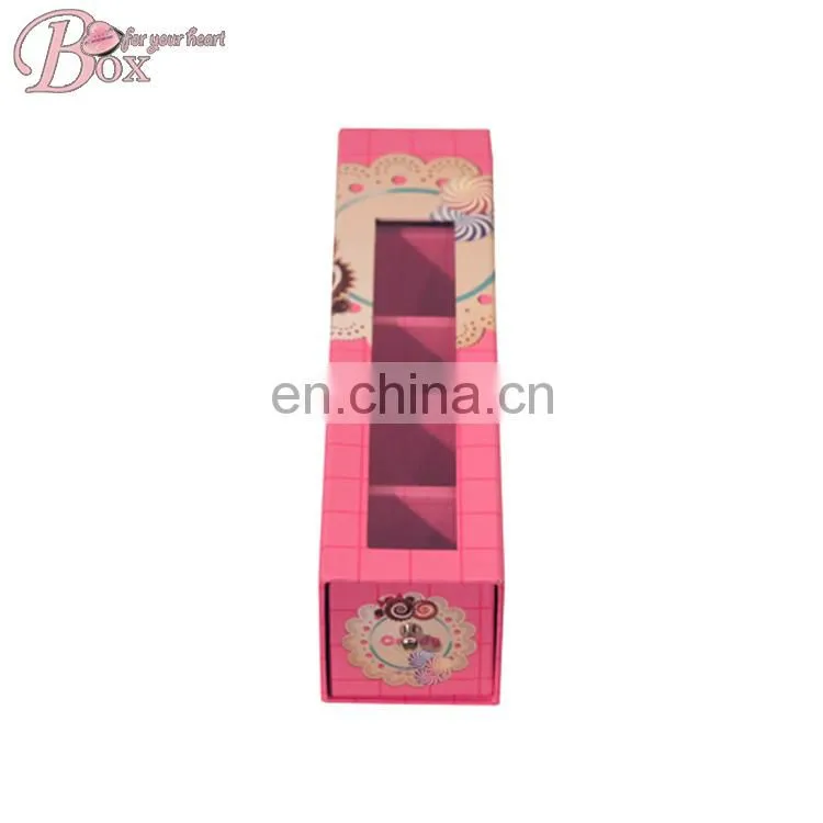 Cardboard Drawer Rectangle Pudding Chocolate Packing Box