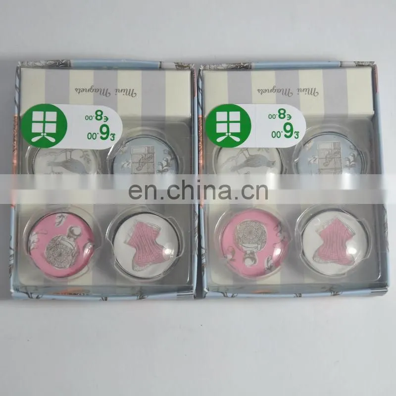 Fashional crystal glass fridge magnet for promotion gifts