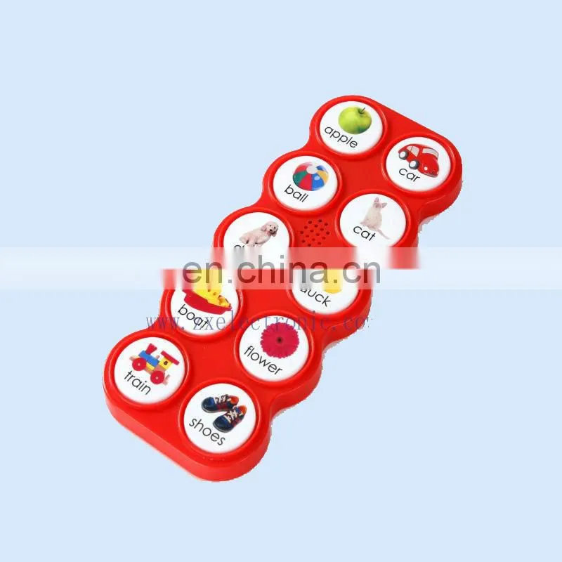 Pre-record sound module for book for kids learning