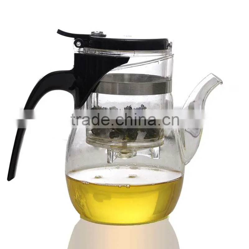 fashion chinese piaoyi bei,smart teacup,office glass tea cup teapot