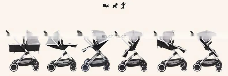 2017 High Class Travel System Folding Baby Stroller Deluxe
