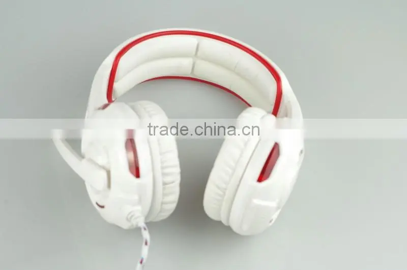 2016 china professional led light shininng gaming headset for ps 345
