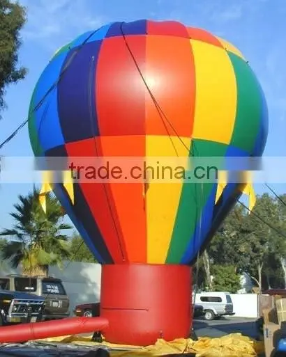 Custom different size advertising inflatable colorful hot air balloon