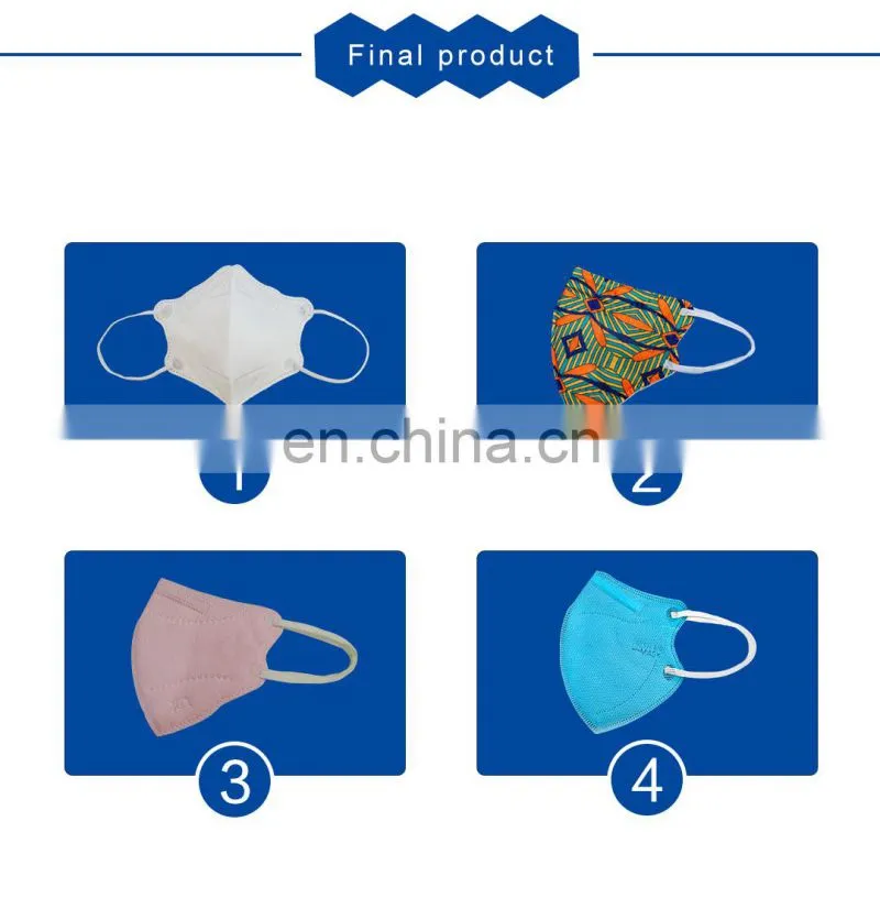 High quality Fully automatic dust Face Mask Making Machine with ultrasonic