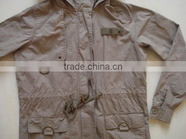 2012 new model's ladies' cotton washed jackets for spring season