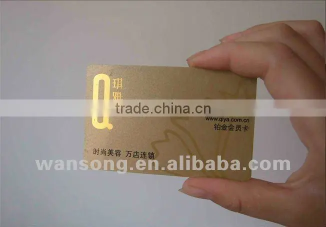 Factory direct custom metal card , high quality business IC card