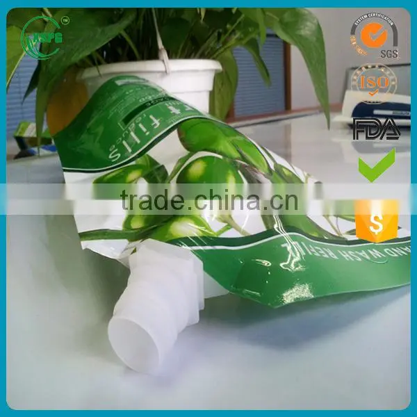 Stand up food grade aluminum foil spout pouch for Jelly