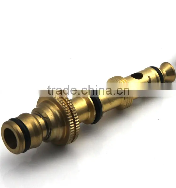 Copper adjustable garden water spray nozzle/ brass fitting