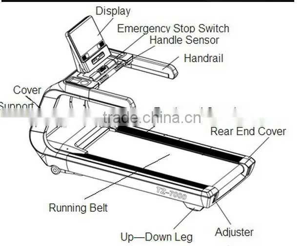 Fitness equipment treadmill / fitness equipment wholesaler