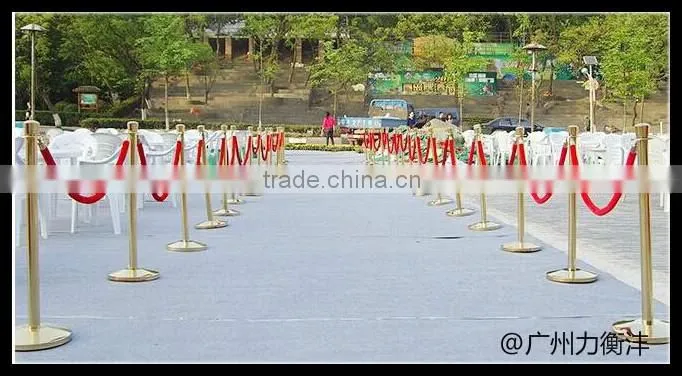 Hangging Rope with golden hook For Barriers