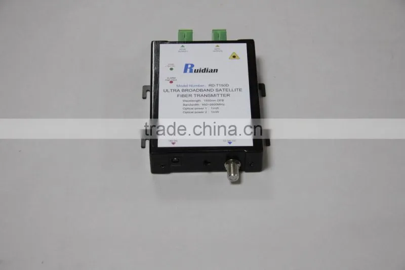 1550nm dual fibers satellite fiber transmitter