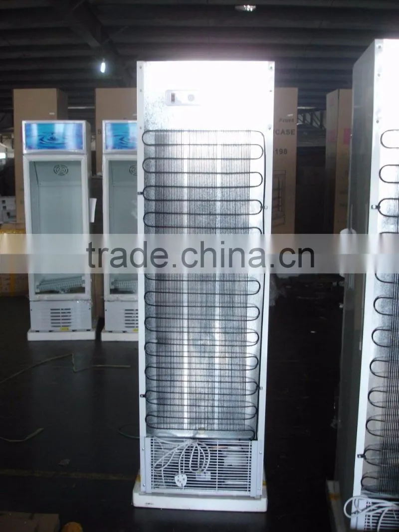 vertical showcase refrigerator beverage display refrigerator commercial glass door refrigerator