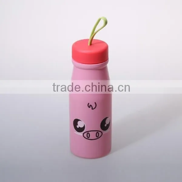 0.55L cartoon design kids plastic drinking water bottle