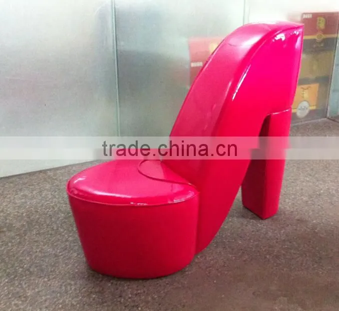 Modern design living room high heel shoe chair