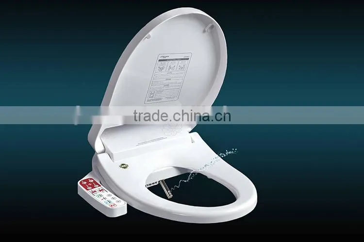 2015 European style White Intelligent automatic heated electric toilet seat