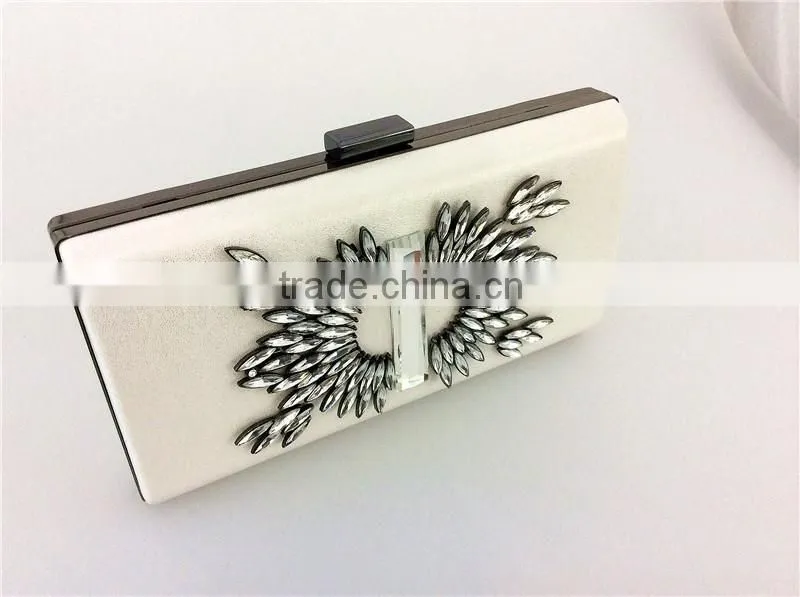 Ladies Pretty Acrylic Diamond Embellished Evening Bag
