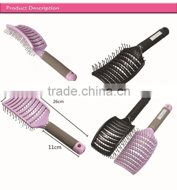 Beauty magic hair color brush, OEM curve hair brush